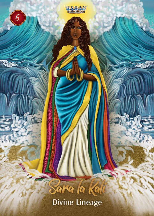 African Goddess Rising Pocket Oracle: A 44-Card Deck and Guidebook (pocket version) - Abiola Abrams