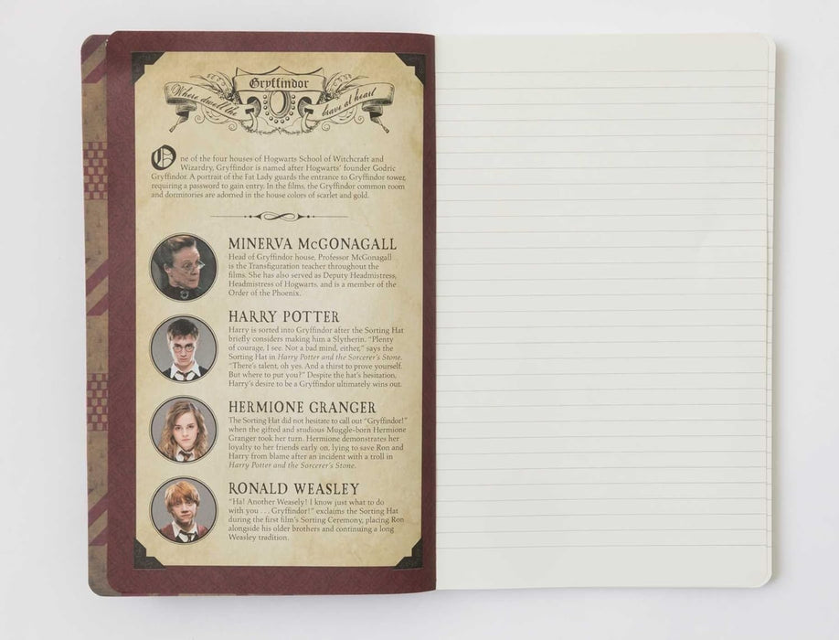 Harry Potter: Gryffindor Ruled notebook