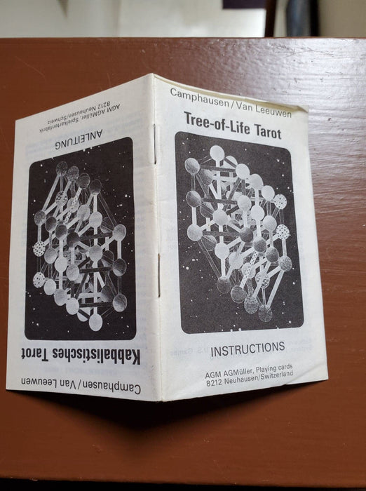 Tree of Life Tarot (Kabbalistic) / Kabbalistisches Tarot vtg 1983 – Apolonia Van Camphausen, Rufus C. &amp; Leeuwen (Preloved/Used) Germany/German