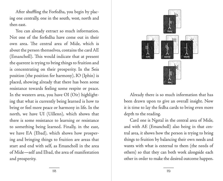 Ogham Divination Deck, Divining in the Celtic Way - Jane Matthews