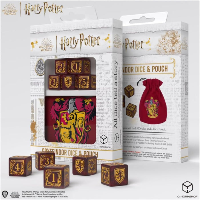 Roolipelinopat: Harry Potter Gryffindor säilytyspussilla- Q workshop