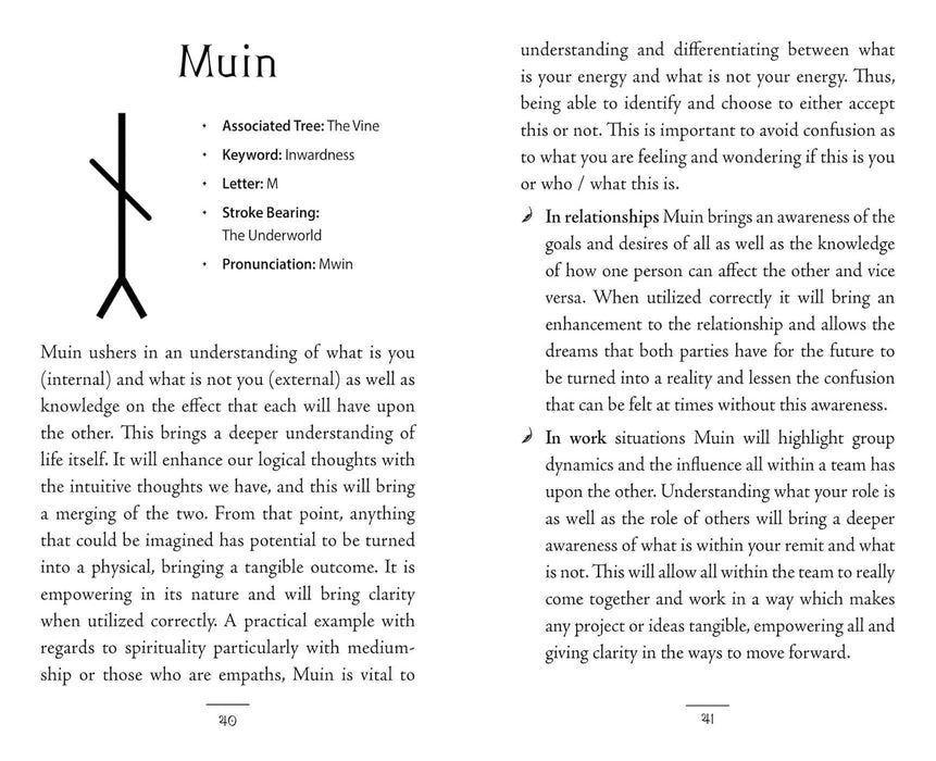 Ogham Divination Deck, Divining in the Celtic Way - Jane Matthews