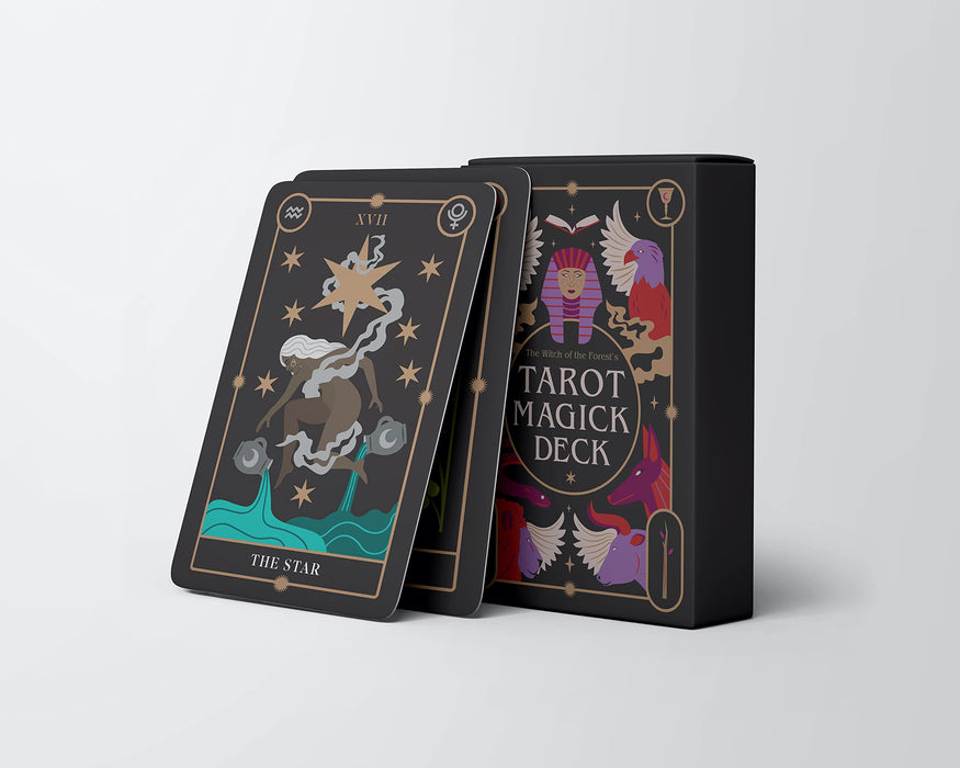 Das Tarot-Magiedeck der Hexe des Waldes: 78 Karten und Anleitung (Leitfaden der Hexe des Waldes zu…) – Lindsay Squire, Viki Lester 