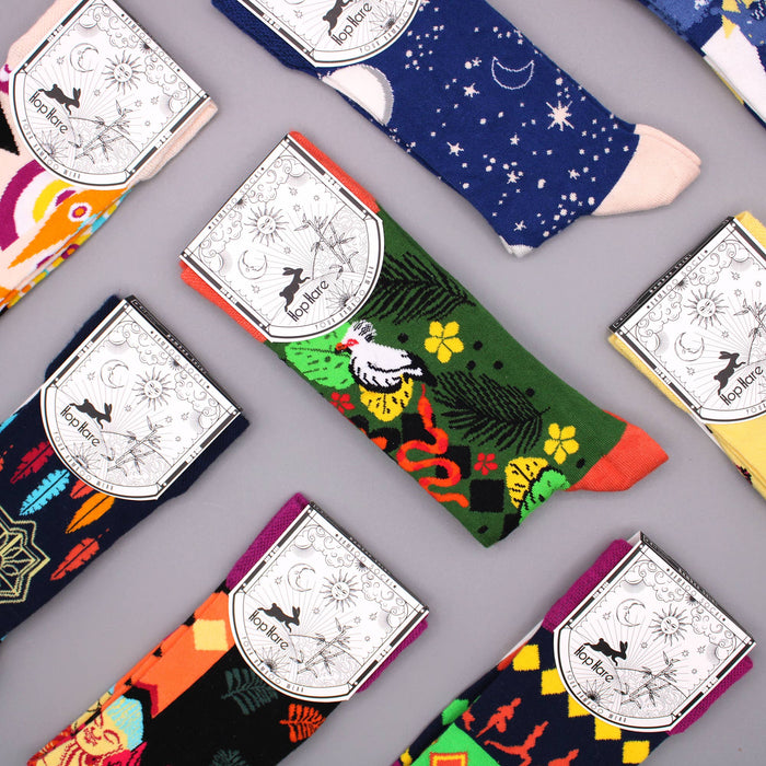 Hop Hare Bamboo Socks (36-40) - Tarot Cards