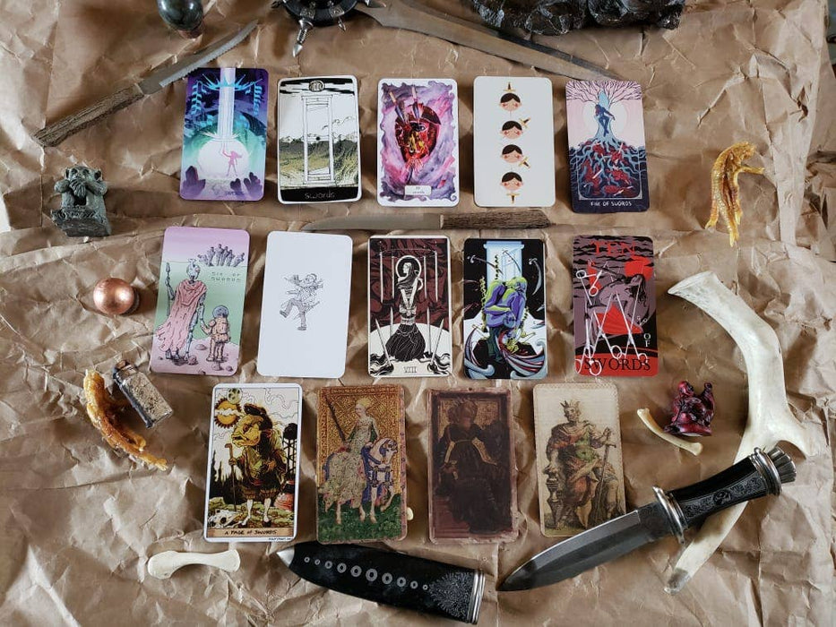 The Alleyman's Tarot + guidebook - Publishing Goblin