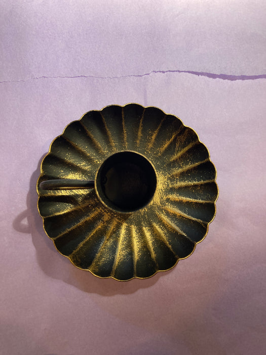 Metallinen kynttilänjalka halk. 10cm