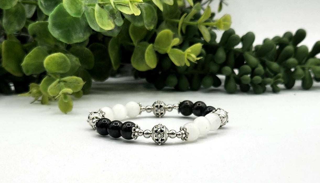 PROTECTION – Seleniitti ja shungiitti joustava rannekoru, 19 cm