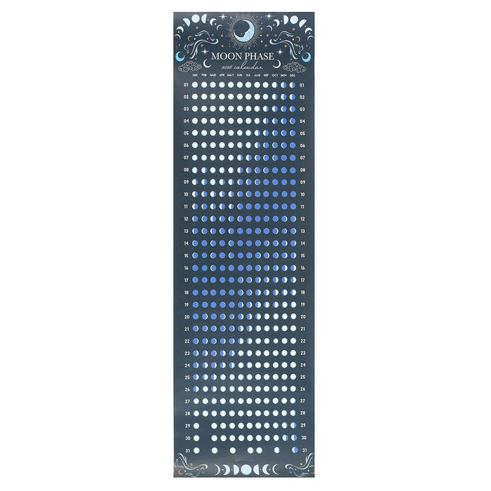 Kuunvaiheet  2026 seinäjuliste