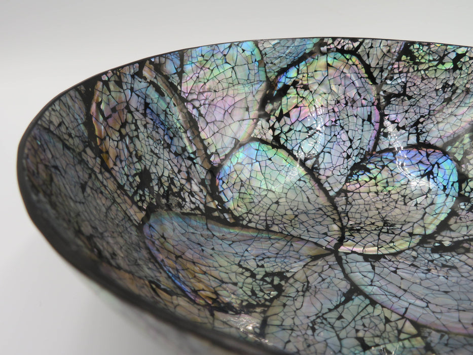 Mangkok Mata Abalone Eye -koristekulho 19 cm