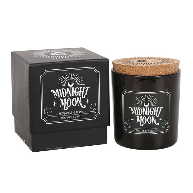 Midnight Moon Bergamot &amp; Neroli Gothic Duftkerze