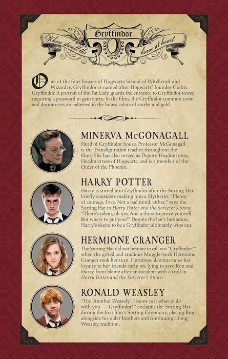 Harry Potter: Gryffindor Liniertes Notizbuch