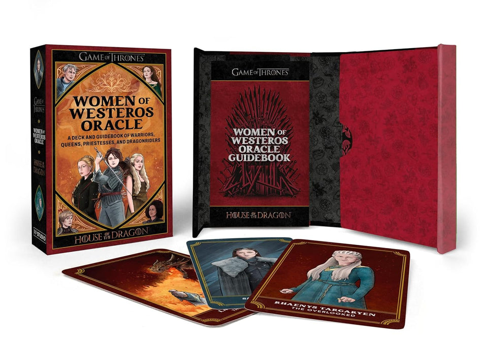 Game of Thrones & House of the Dragon: Women of Westeros Oracle: A Deck and Guidebook of Warriors, Queens, Priestesses, and Dragonriders Cards –  Ivy O'Neil