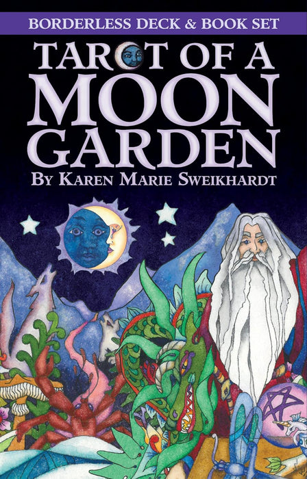 Tarot Of A Moon Garden Borderless Deck & Book Set - Karen Marie Sweikhardt