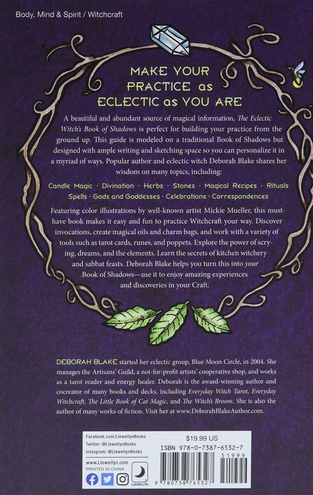The Eclectic Witch'S Book Of Shadows : Witchy Wisdom At Your Fingertips - Deborah Blake