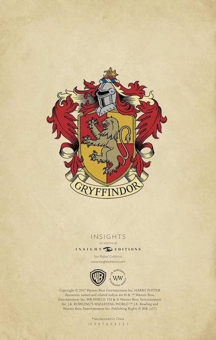 Harry Potter: Gryffindor Liniertes Notizbuch