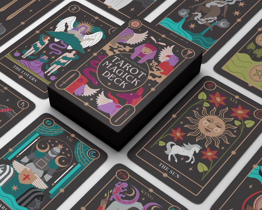 Das Tarot-Magiedeck der Hexe des Waldes: 78 Karten und Anleitung (Leitfaden der Hexe des Waldes zu…) – Lindsay Squire, Viki Lester 