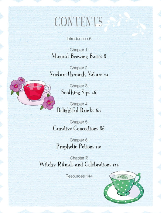 Wiccan Teas & Brews : Recipes for Magical Drinks, Essences, and Tinctures - Cerridwen Greenleaf