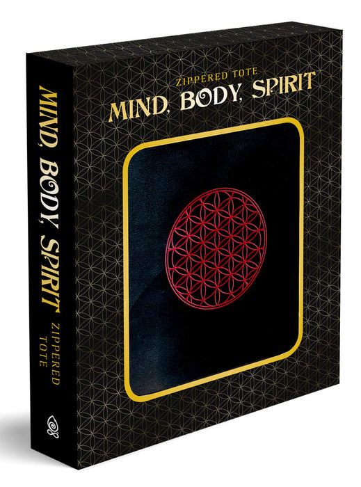 Flower of Life Red/Black Tarot säilytyspussi