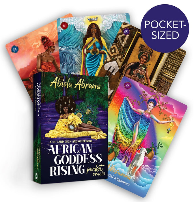 African Goddess Rising Pocket Oracle: A 44-Card Deck and Guidebook (pocket version) -  Abiola Abrams