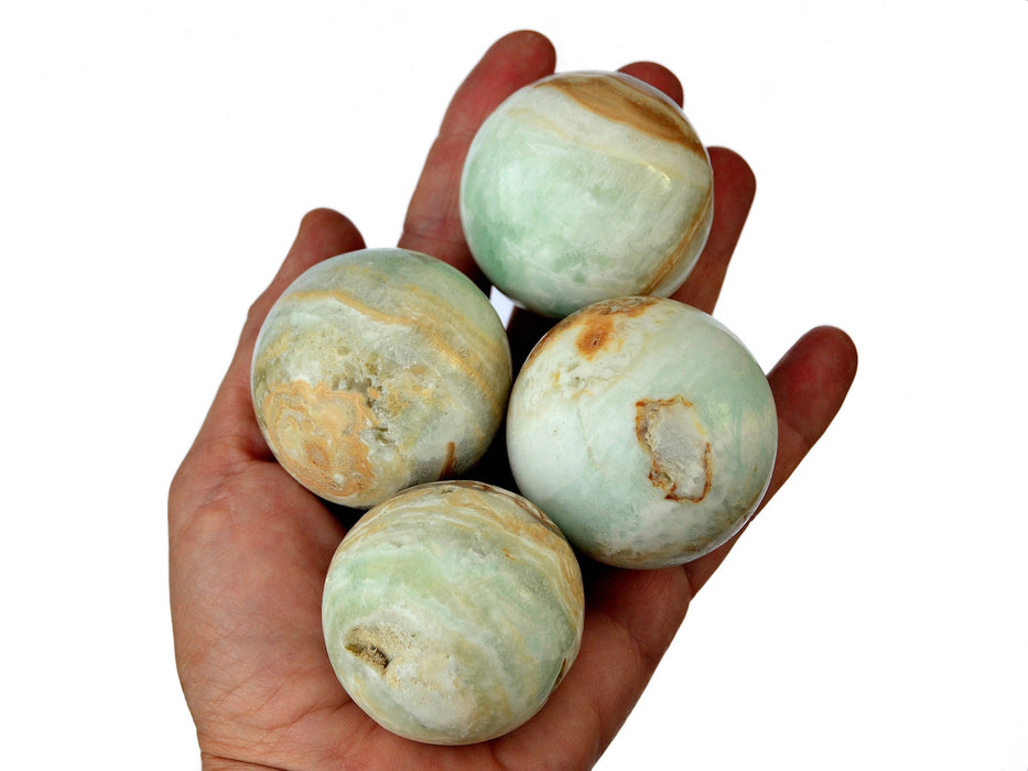 Karibian kalsiitti pallo (40mm - 60mm)