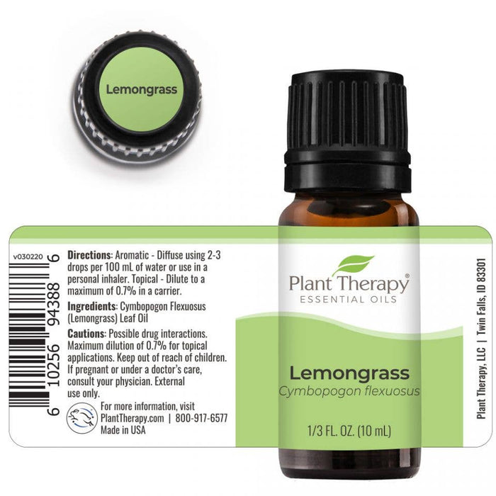 Lemongrass eteerinen öljy 10ml - Plant Therapy