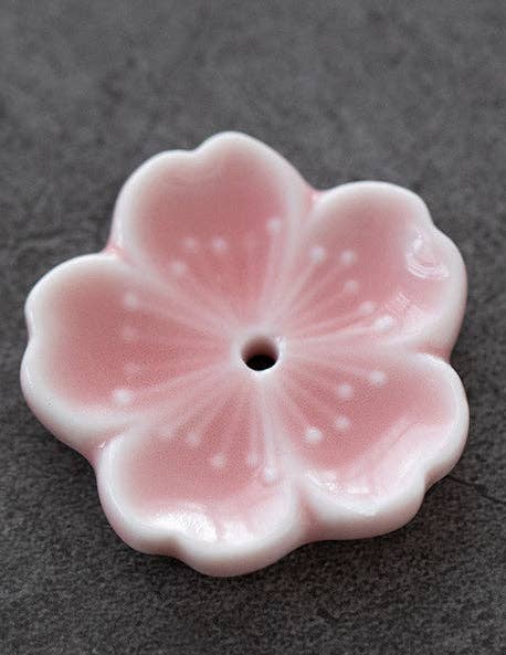 Gohobi Ceramic Flower -käsintehty suitsuketeline