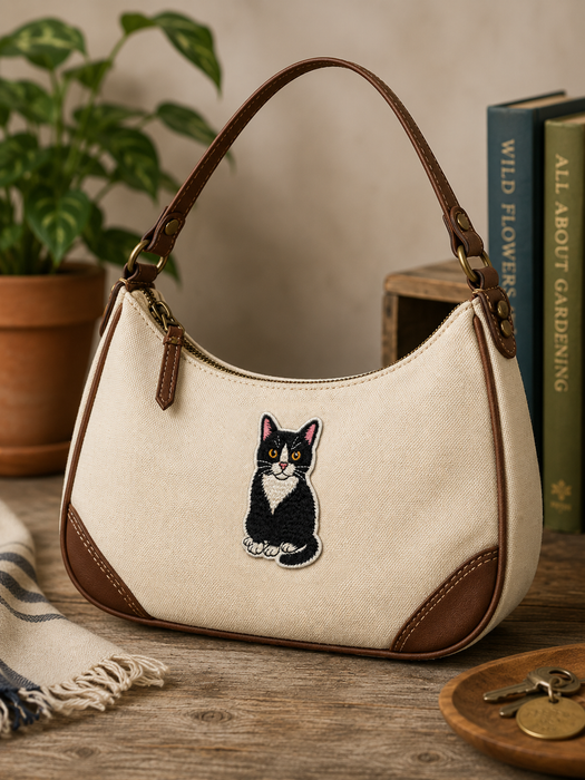 Lucy The Tuxedo Kitty – kangasmerkki