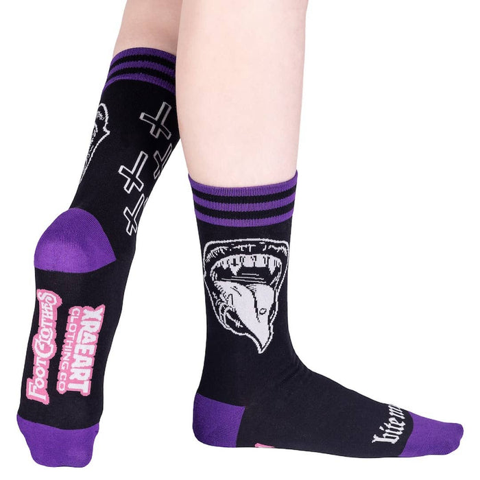 Bite Me Bitch Crew Socks - sukat - FootClothes