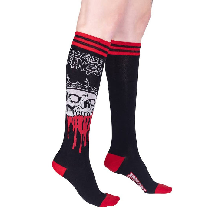 No False Kings Knee High Socks - sukat - FootClothes