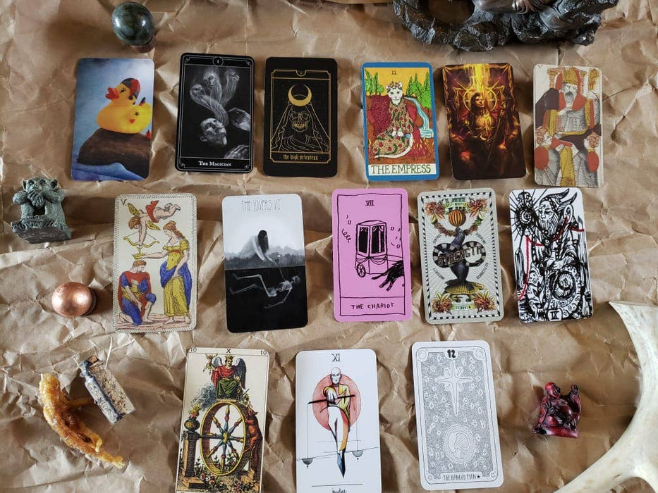 The Alleyman's Tarot + guidebook - Publishing Goblin