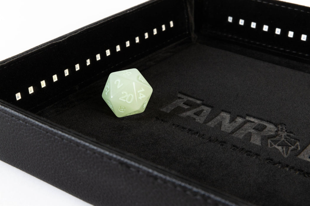 Shadow Light Blacklight UV-noppatarjotin ja d20: Black - Fanroll
