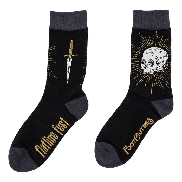 Flatline Fest Inaugural Rite Crew Socks - sukat - FootClothes