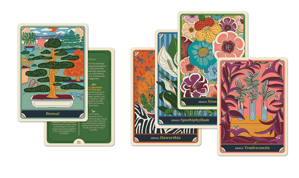 The Happy Houseplant Deck : 50 Cards for Intuitive Plant Care - Caitlin Keegan