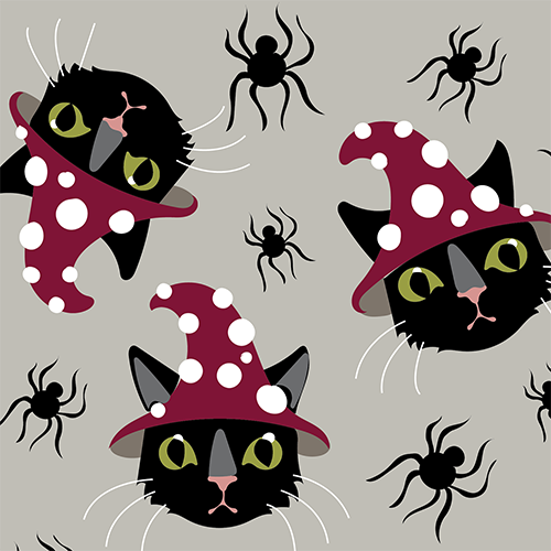 Witchy Whiskers Crew Socks - sukat - FootClothes