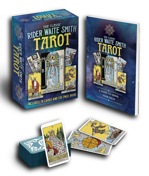 The Classic Rider Waite Smith Tarot Book & Card Deck - Pamela Colman Smith