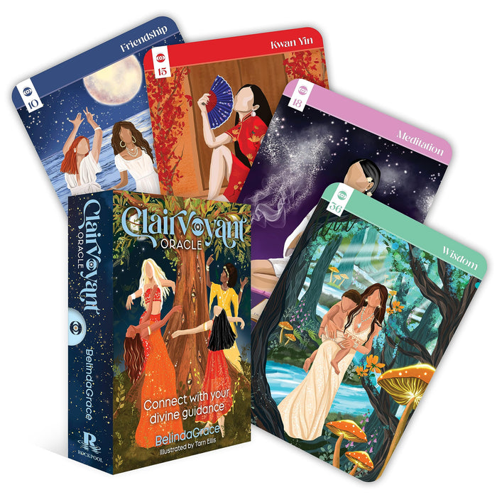 Clairvoyant Oracle: Connect with Your Divine Guidance (36 Cards and 112-Page Guidebook) - BelindaGrace, Tarn Ellis