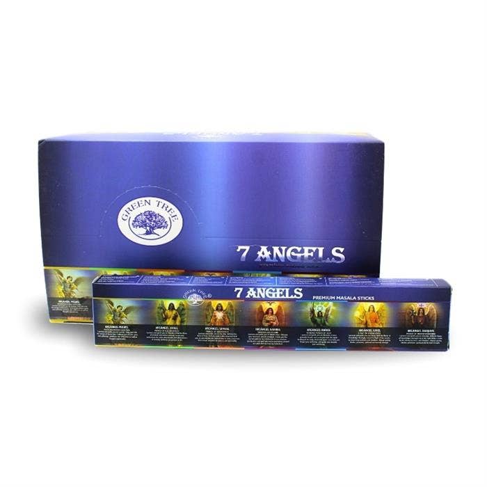 Green Tree 7 Angels Natural Incense suitsuketikut 15g - Green Tree