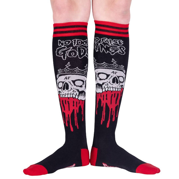 No False Kings Knee High Socks - sukat - FootClothes