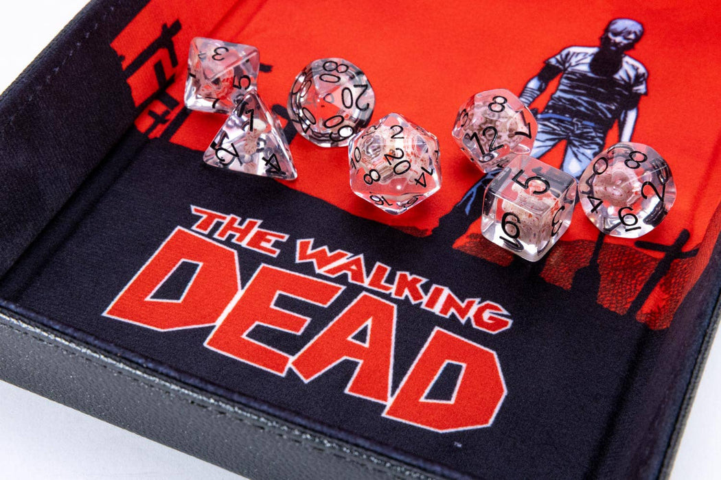 The Walking Dead Dismembered Zombie hartsinen noppasetti - Fanroll