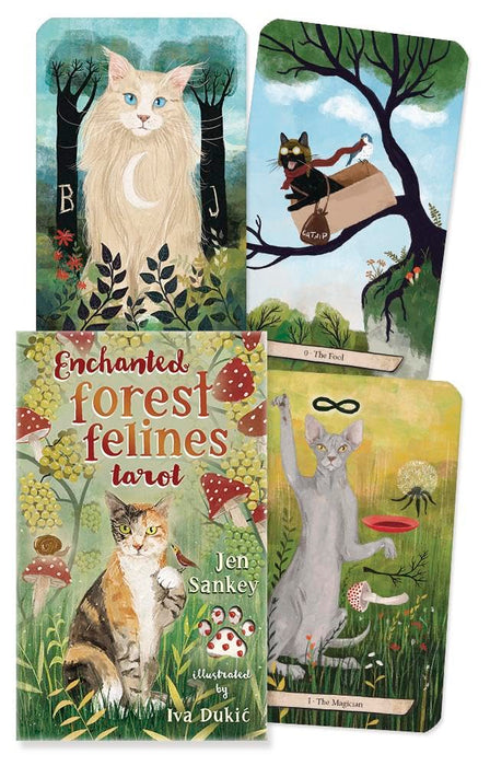 Enchanted Forest Felines Tarot cover image