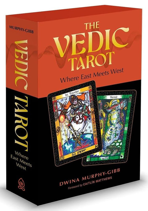 The Vedic Tarot: East Meets West (Tarot Deck and Guidebook, Box Set) cover image