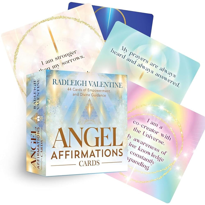 Angel Affirmations Cards: 44 Cards of Empowerment and Divine Guidance cover image