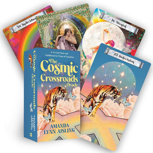 The Cosmic Crossroads Oracle: A 44-Card Deck and Guidebook for Times of Transition cover image