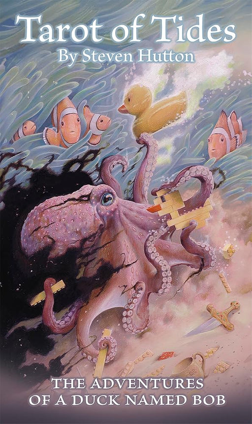 Tarot of Tides: The Adventures of a Duck Named Bob―Unique 78-Card Tarot Deck and 164-Page Guidebook, Imaginative Storytelling, Fantasy Artwork, Toy Duck Hero’s Journey cover image