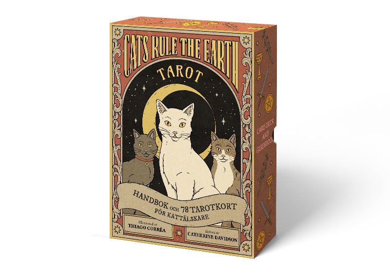 Cats Rule the Earth Tarot : handbok och 78 tarotkort för kattälskare - Catherine Davidsonw