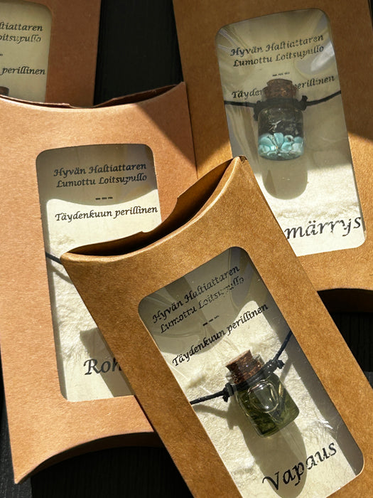 Täydenkuun aikana syntyneet Hyvän Haltiattaren Lumottu Loitsupullo