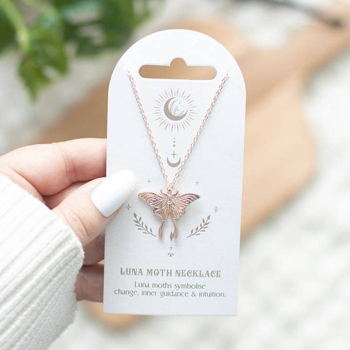 Luna Light Moth - Necklace