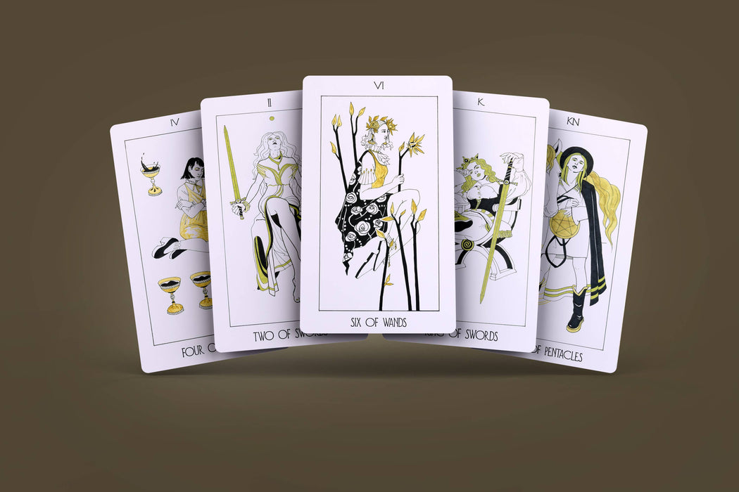 The Golden Path Tarot 78+2 Extra Cards Deck – Dark Synevyr (Indie/Import)