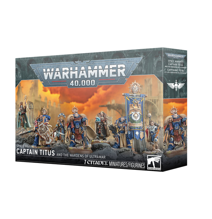 Space Marines Captain Titus and the Wardens of Ultramar - Warhammer