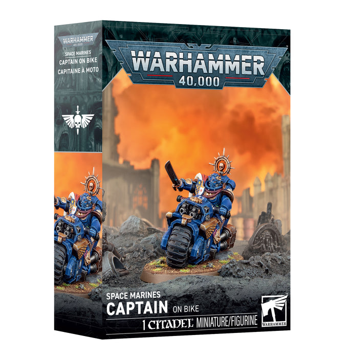 Space Marines Captain On Bike - Warhammer